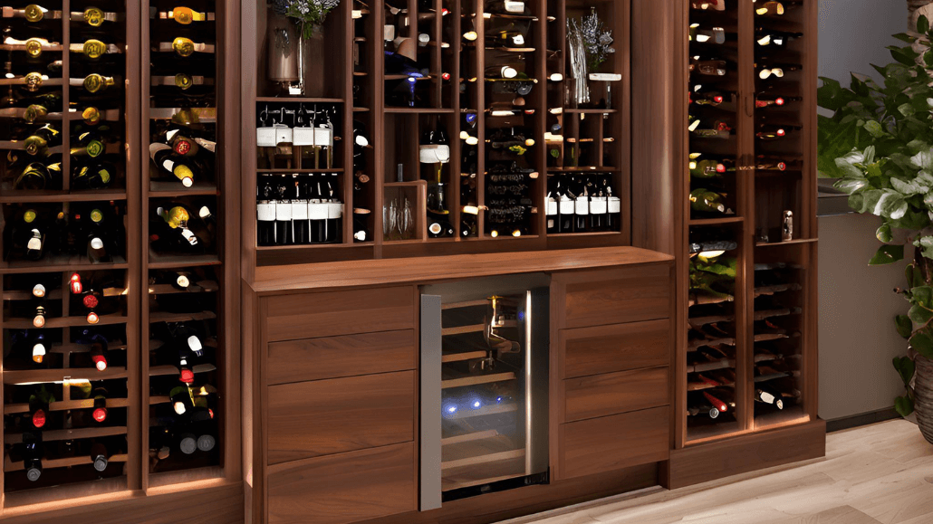 A Custom Wine Storage Unit Why Walnut Is Ideal for Wine Cabinets