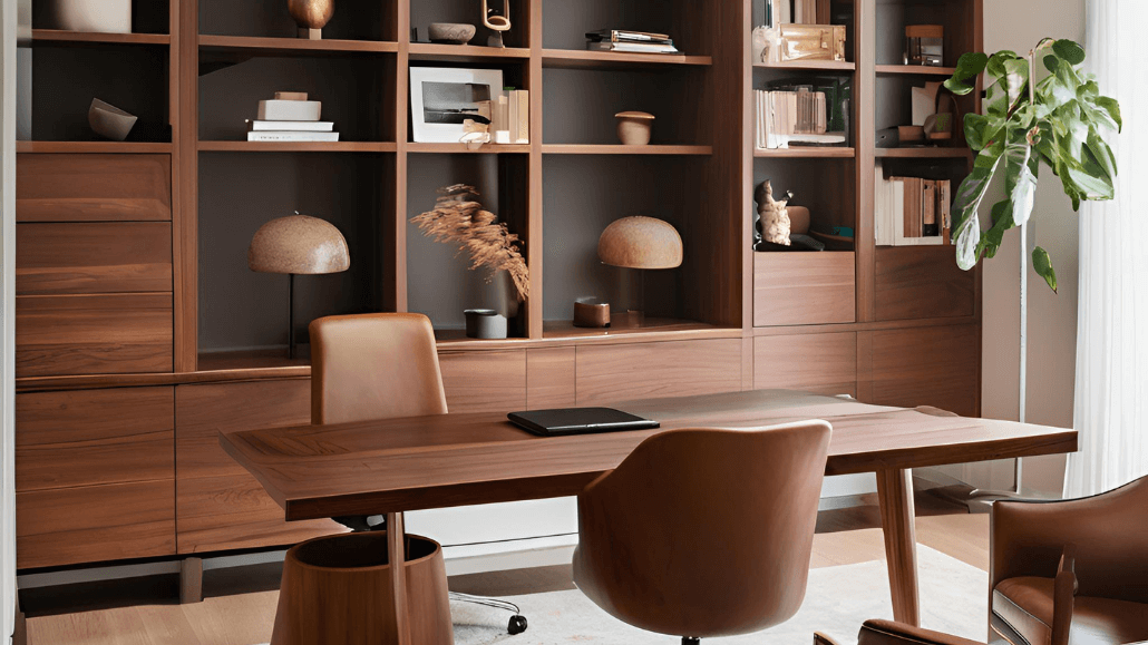 The Home Office Should You Add Walnut Cabinets to Your Workspace