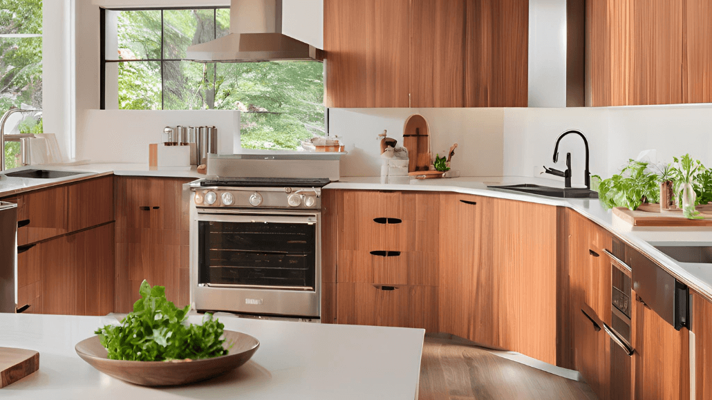 The Warmthof Walnut in Modern Kitchen